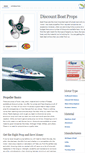 Mobile Screenshot of boatprops123.com